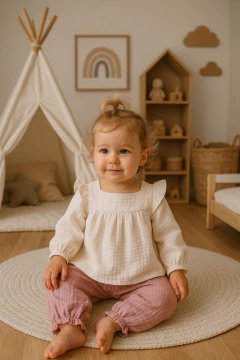 Bata Branca - Manga longa - Kaps Baby