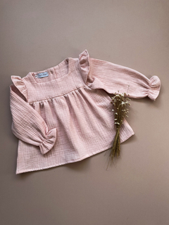 Bata Rosa Claro - Manga longa - Kaps Baby