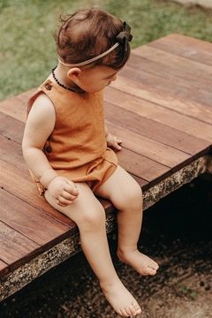 Romper Linho Raízes (4 cores disponíveis) - Kaps Baby