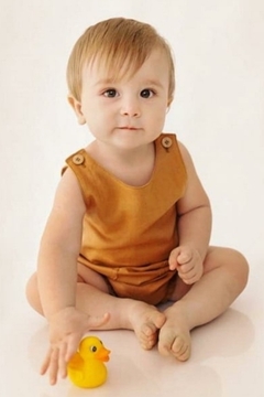 Romper Linho Raízes (4 cores disponíveis) - comprar online