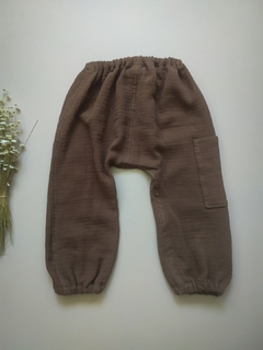 Calça Saruel Pinha - Marrom chocolate - comprar online