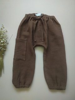 Calça Saruel Pinha - Marrom chocolate - comprar online