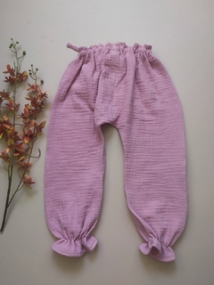 Calça Saruel Flora - Blush - Kaps Baby