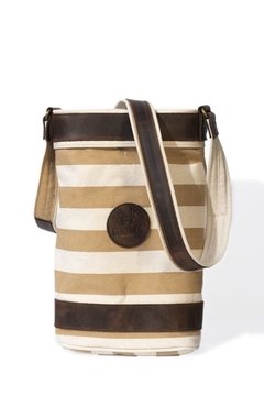 Matera Premium Rayada Camel - De Regalo una Yerbera Redonda - comprar online