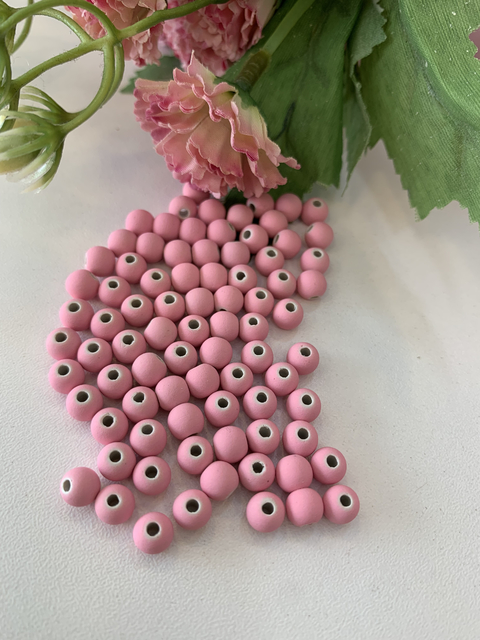 Bola fosca 6mm rosa