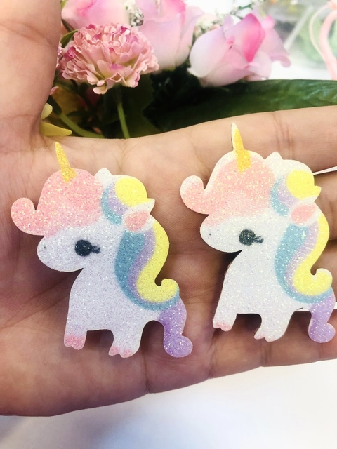 Unicornio Glitter 2 unid