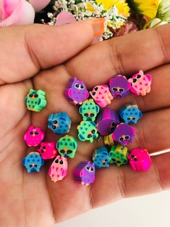 Entremeio fimo corujinhas - 20 unid