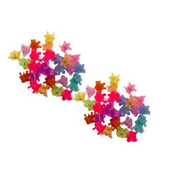 Mini presilha 10 uni - Coroa Translucida