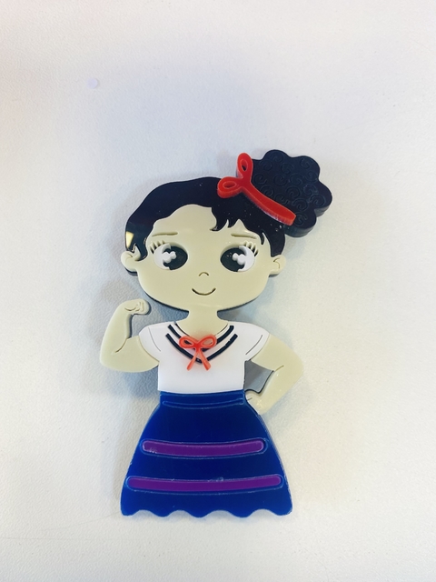 Aplique Luiza curvado aprox 7cm