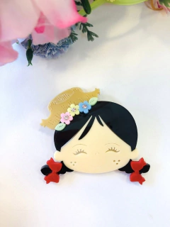 Boneca Caipira curvada 7cm na internet