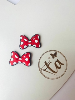 Laço minnie emborrachada 2 unid