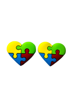 Aplique conscientização do autismo emb. - 2 unid na internet