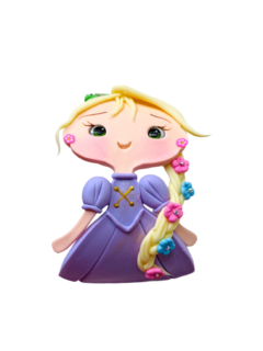 Boneca Biscuit Rapuzel 12cm