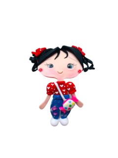 Boneca biscuit Clarinha 12cm