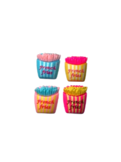 Aplique em resina Batata Frita 4 unid - comprar online