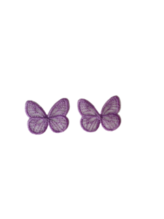 Borboleta em renda 2 unid