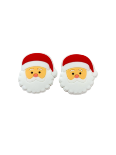 Papai Noel rosto emb. Natal Y. - 2 unid