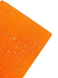 Lonita Glitter Grosso Y. Neon - Laranja