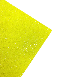 Lonita Glitter Grosso Y. Neon - Amarelo limão