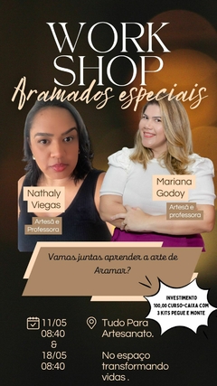 Aramados Especiais - Nathaly Viegas e Mariana Godoy 11/05 e 18/05 - comprar online