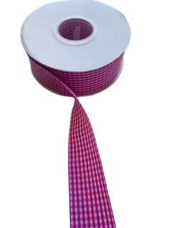FITA XADREZ TECIDO 38MM O METRO - Tudoparaartesanato
