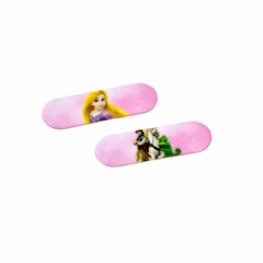 Hair clips princesas em acrílico estampado - o par