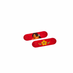 Hair clips princesas em acrílico estampado - o par - loja online