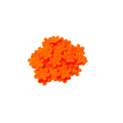 Flor prensada em tecido - 1,8cm - 40 florzinhas - comprar online