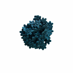 Flor prensada em tecido - 1,8cm - 40 florzinhas - comprar online