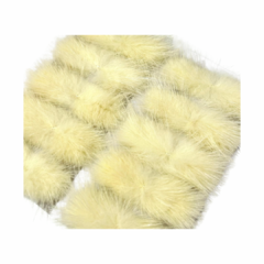 Pompom pelo reto bigode- 2 unidades - comprar online