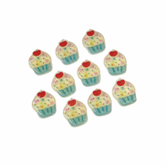 Cupcake em resina Y - 2 unid