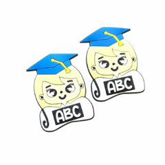 Menina ABC emborrachada aprox 7 cm - 2 unid - comprar online