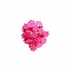 Imagem do Flor prensada em tecido - 1,8cm - 40 florzinhas