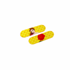 Hair clips princesas em acrílico estampado - o par - comprar online
