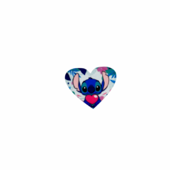 Stitch Coração estampado em acrilico aprox 6cm - unid na internet