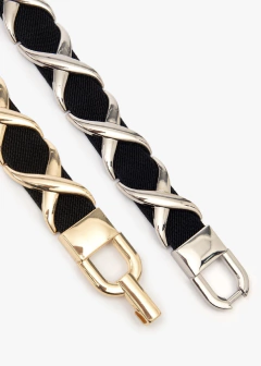 Cinto Elástico Fino Metal X - The Blend Shop