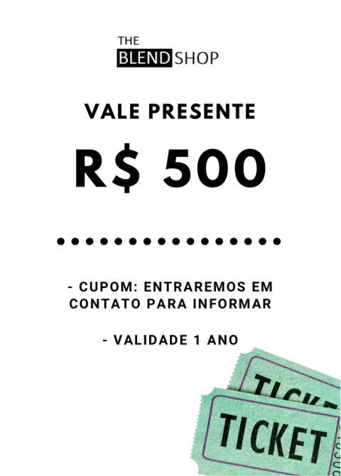 Vale Presente R$500