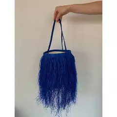 Bolsa Palha Franjas Saco Tulum – Feita à Mão, Estilo Boho-Luxo