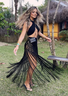 Saia Longa Crochê Be Tulum Ammi thassia naves