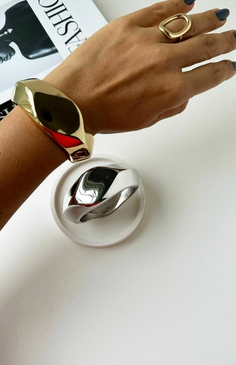 Pulseira Bracelete Bold Ondulado - comprar online
