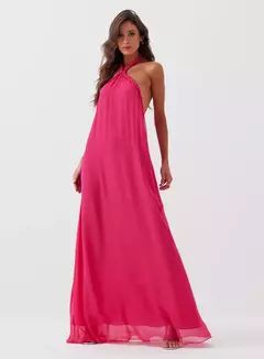 Vestido Longo Fluido Frente Única Fly Oasis Resortwear - comprar online