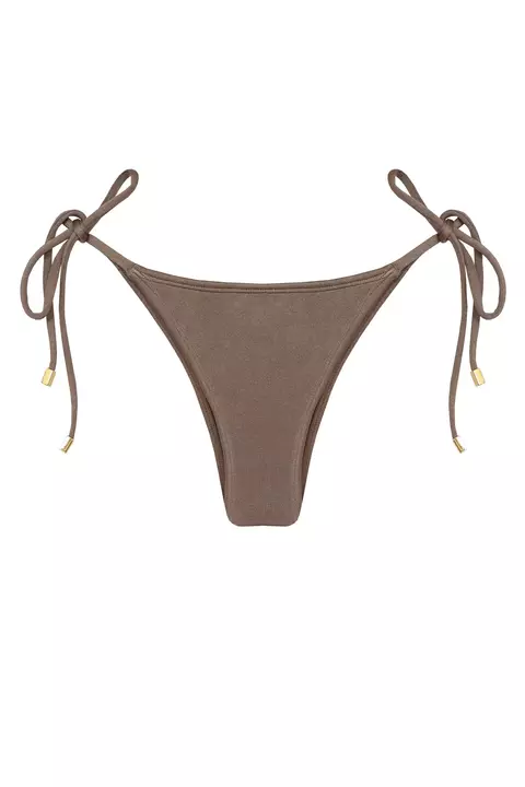 Biquíni Tanga Triângulo - Castanha Ostra - comprar online