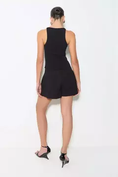 Short Cintura Alta Com Pregas Zen - comprar online