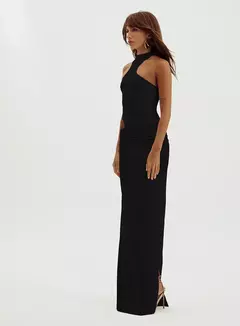 Vestido Longo Cintura Drapeada Seraphine Oasis na internet