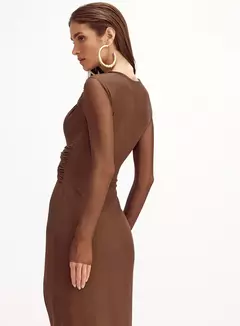 Vestido Midi Tule Andrea Oasis Resortwear - The Blend Shop