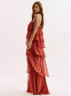 Vestido Longo Camadas Bruna Oasis Resortwear - The Blend Shop