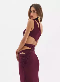 Vestido Longo Justo Cut-out Jessica Oasis Resortwear na internet