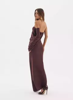 Vestido Longo Ajustado Felicity Oasis Resortwear na internet
