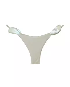 Biquíni Tanga Triângulo Alça Fixa Organic Shell - Marbled Gold Ostra - comprar online
