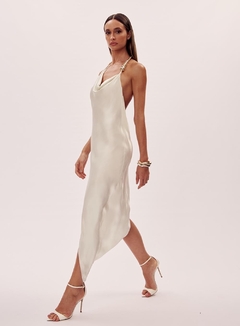 Vestido Midi Assimétrico Frente Única Elina Oasis - loja online